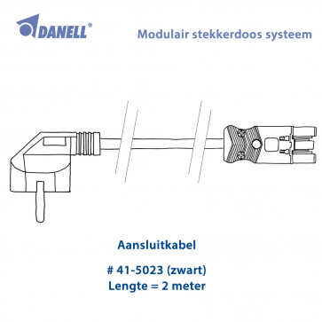 Danell Aansluitsnoer 2m (41-5023) 