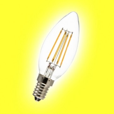 Bio-Licht - Filament E14 - 4W - kaars - helder Pure-Z-NEO-LED