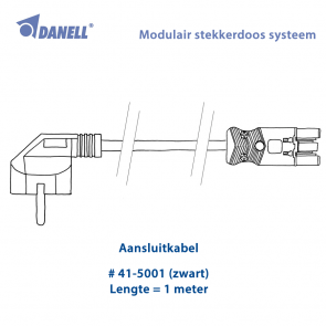 Danell Aansluitsnoer 0,5m (41-5203)