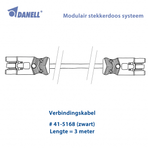 Danell Koppelsnoer 3m (41-5168)