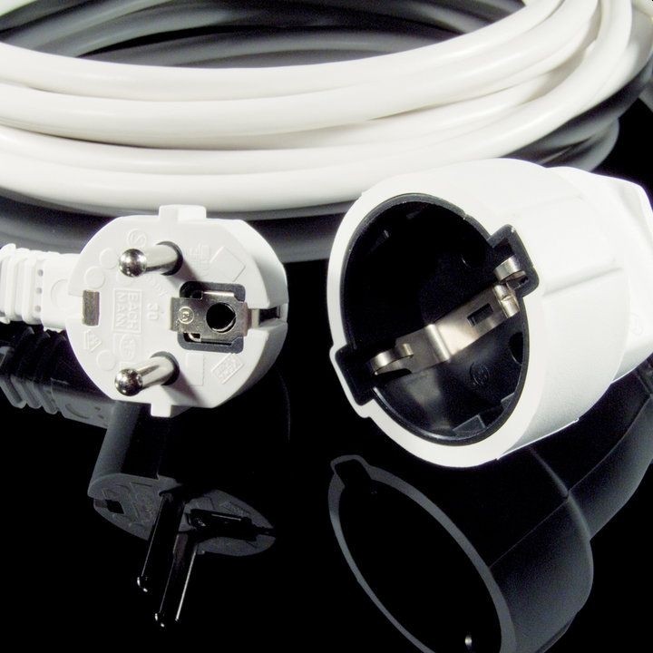 Danell 41-3425 Verlengkabel 5m, wit